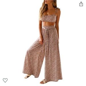 Two piece flowy set NWT
